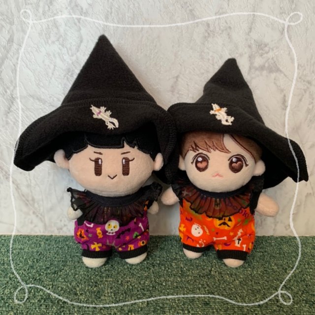 15cm ぬいぐるみ用 ハロウィン服セット パープル Kpopdoll 韓国 ハンドメイドマーケット Minne 15cm ぬいぐるみ用 ハロウィン服セット パープル Kpopdoll 韓国 ハンドメイドマーケット Minne