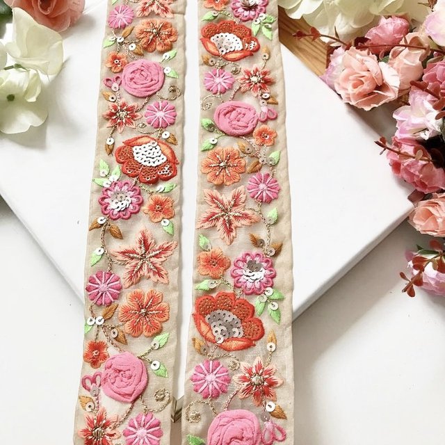 インド刺繍リボン 花 パステルカラー 薔薇 3d 立体テープ 赤 ピーチ 姫 Minne 日本最大級のハンドメイド 手作り通販サイト インド刺繍リボン 花 パステルカラー 薔薇 3d 立体テープ 赤 ピーチ 姫 Minne 日本最大級のハンドメイド 手作り通販サイト