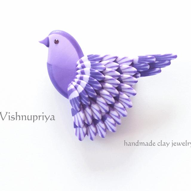 羽ばたく鳥のブローチ くすみパープル Minne 日本最大級のハンドメイド 手作り通販サイト 羽ばたく鳥のブローチ くすみパープル Minne 日本最大級のハンドメイド 手作り通販サイト