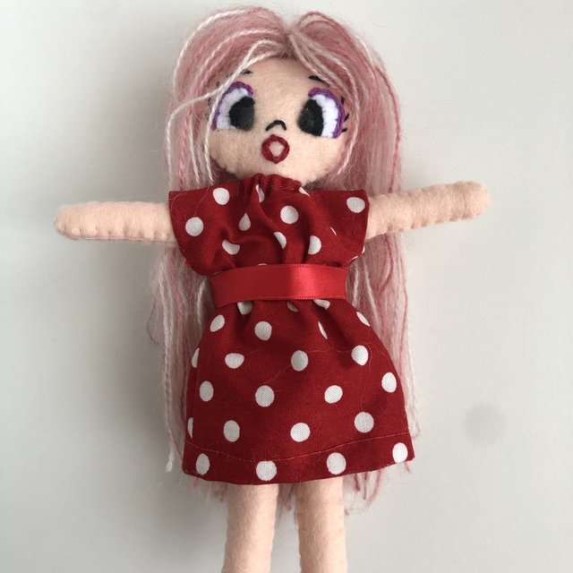 手作りぬいぐるみマスコット人形女の子 ドット赤 Minne 日本最大級のハンドメイド 手作り通販サイト 手作りぬいぐるみマスコット人形女の子 ドット赤 Minne 日本最大級のハンドメイド 手作り通販サイト