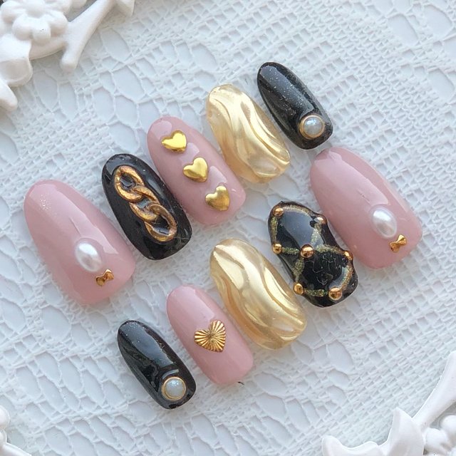 ニュアンス ウェーブ うねうね チェーン ジェルネイルチップ ハンドメイドマーケット Minne ニュアンス ウェーブ うねうね チェーン ジェルネイルチップ ハンドメイドマーケット Minne