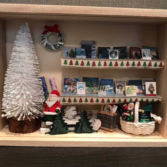 ミニチュアドールハウス 本屋さんのクリスマス ハンドメイドマーケット Minne ミニチュアドールハウス 本屋さんのクリスマス ハンドメイドマーケット Minne