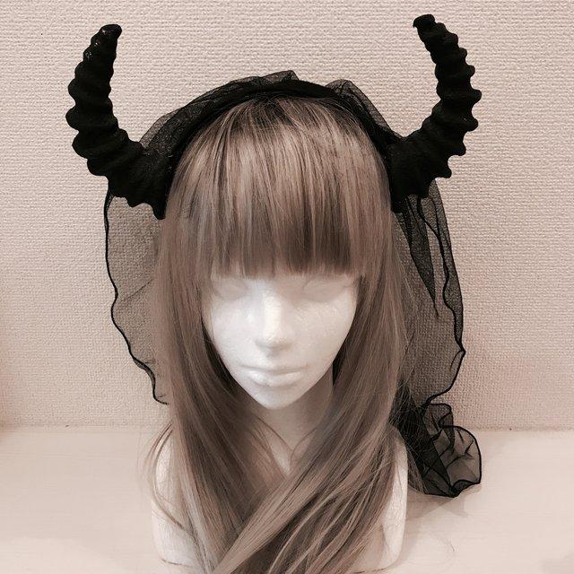 羊角 ツノ カチューシャ ヴェール 花嫁 ウェディング ベール コスプレ ゴスロリ ハロウィン ハンドメイドマーケット Minne 羊角 ツノ カチューシャ ヴェール 花嫁 ウェディング ベール コスプレ ゴスロリ ハロウィン ハンドメイドマーケット Minne