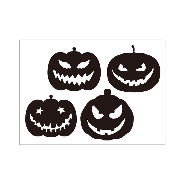 ハロウィン カボチャ4 ステッカー ハンドメイドマーケット Minne