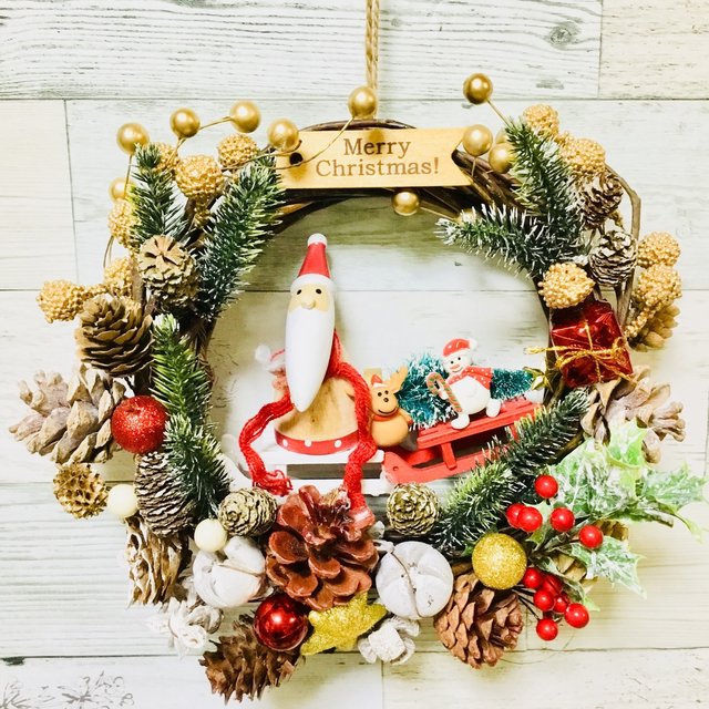 もみの木を運ぶクリスマスリース ハンドメイドマーケット Minne もみの木を運ぶクリスマスリース ハンドメイドマーケット Minne