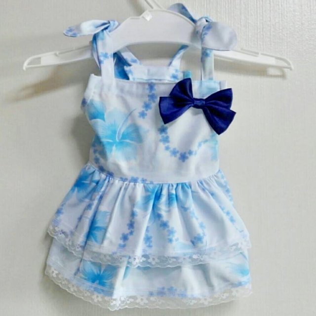 夏服 水色のハイビのキャミワンピース 犬服 ドッグウェア ハンドメイドマーケット Minne 夏服 水色のハイビのキャミワンピース 犬服 ドッグウェア ハンドメイドマーケット Minne
