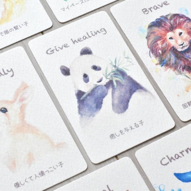 性格を表す動物さんたちの選び取りカード 名刺サイズ Minne 日本最大級のハンドメイド 手作り通販サイト 性格を表す動物さんたちの選び取りカード 名刺サイズ Minne 日本最大級のハンドメイド 手作り通販サイト
