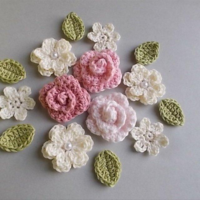 かぎ針編みの花モチーフ 薔薇 ピンク系 Minne 日本最大級のハンドメイド 手作り通販サイト かぎ針編みの花モチーフ 薔薇 ピンク系 Minne 日本最大級のハンドメイド 手作り通販サイト