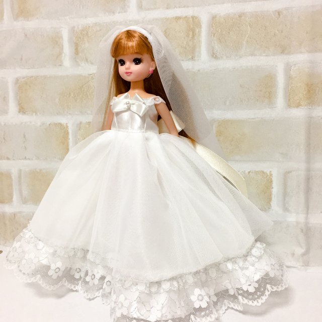 ふわふわウェディングドレス リカちゃん Minne 日本最大級のハンドメイド 手作り通販サイト ふわふわウェディングドレス リカちゃん Minne 日本最大級のハンドメイド 手作り通販サイト