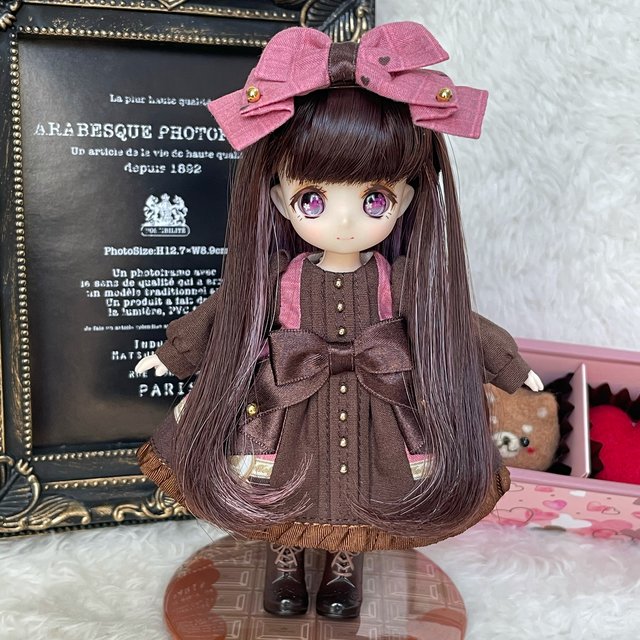 オビツ11 チョコレートなワンピースセット ピコニーモp Minne 日本最大級のハンドメイド 手作り通販サイト