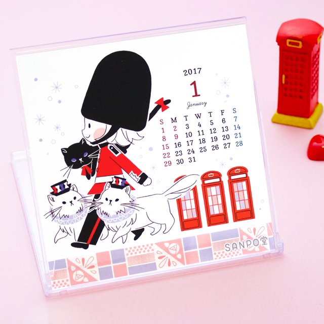 17年カレンダー Minne 日本最大級のハンドメイド 手作り通販サイト