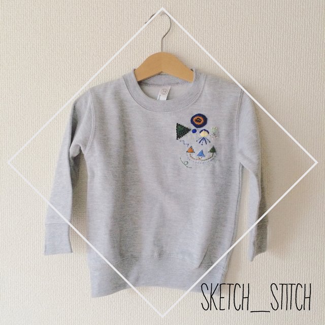 刺繍スウェットこども服 Minne 日本最大級のハンドメイド 手作り通販サイト 刺繍スウェットこども服 Minne 日本最大級のハンドメイド 手作り通販サイト