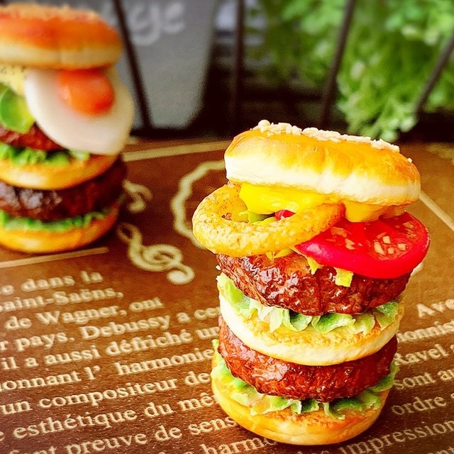 再販 トマト オニオンリングのダブルチーズバーガー 受注制作 ハンドメイドマーケット Minne 再販 トマト オニオンリングのダブルチーズバーガー 受注制作 ハンドメイドマーケット Minne