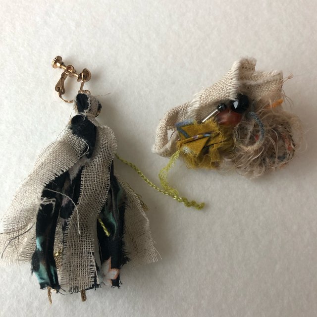 裂き布タッセル アクセサリー ハンドメイドマーケット Minne 裂き布タッセル アクセサリー ハンドメイドマーケット Minne