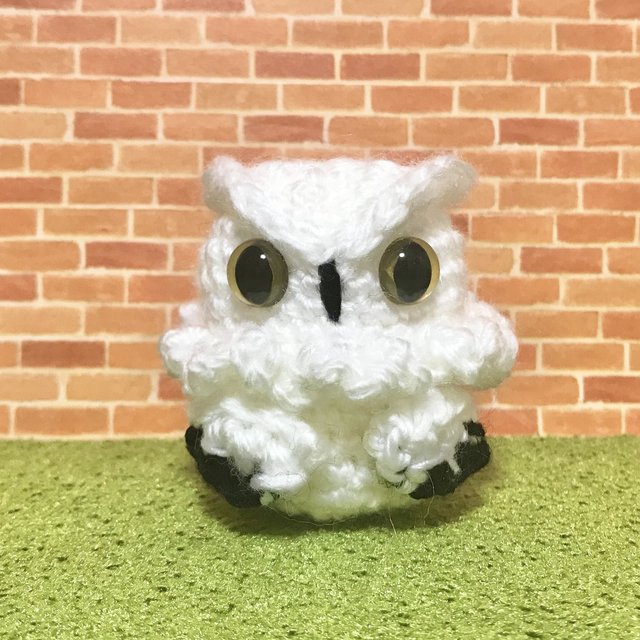 福を呼ぶ 白いミミズクフクロウのあみぐるみ ハンドメイドマーケット Minne 福を呼ぶ 白いミミズクフクロウのあみぐるみ ハンドメイドマーケット Minne