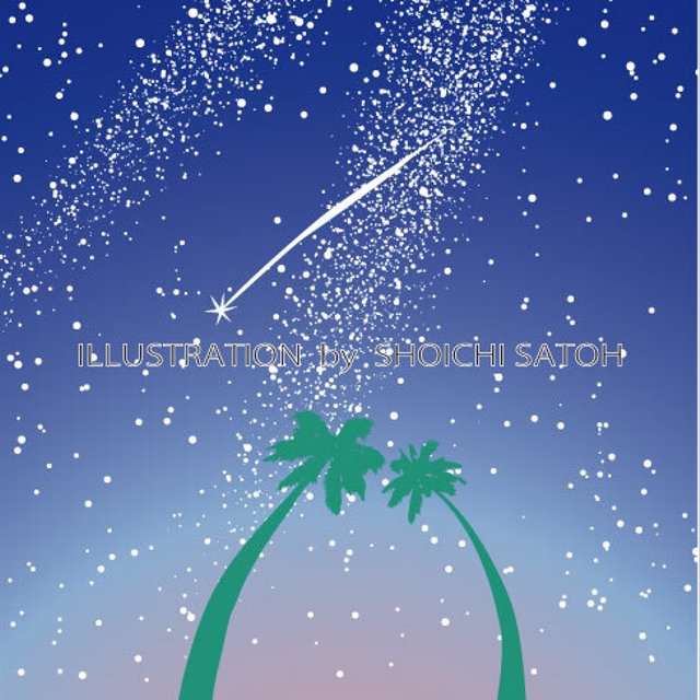 版画作品 星空イラスト 星降る夜に願いはひとつ フレーム 額 入り 南国 満点の夜空に流れる一筋の流れ星 彡 Minne 日本最大級のハンドメイド 手作り通販サイト