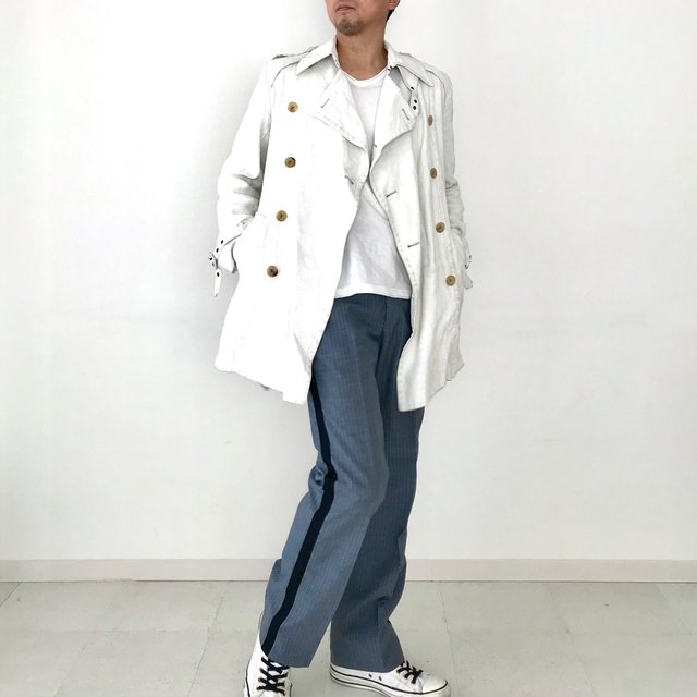 メンズ レディス ショートorロング Herdmans社アイリッシュリネン使用 トレンチコート スプリングコート ハンドメイドマーケット Minne メンズ レディス ショートorロング Herdmans社アイリッシュリネン使用 トレンチコート スプリングコート ハンドメイドマーケット Minne