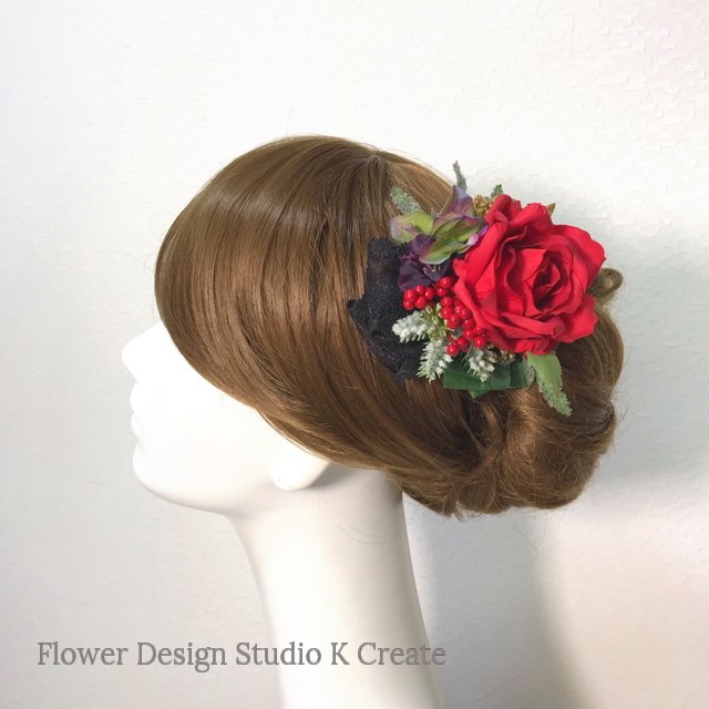 12月の赤い薔薇のヘアクリップ 髪飾り バラ フラメンコ レッド 発表会 結婚式 フローレス ハンドメイドマーケット Minne 12月の赤い薔薇のヘアクリップ 髪飾り バラ フラメンコ レッド 発表会 結婚式 フローレス ハンドメイドマーケット Minne