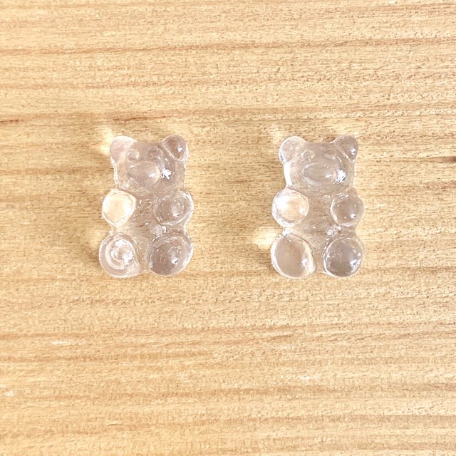 直営店情報 可愛いくまちゃんピアス 水色 イエロー 夏 ひまわり 1点物 #526 ピアス 直営店情報 可愛いくまちゃんピアス 水色 イエロー 夏 ひまわり 1点物 #526 ピアス