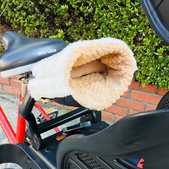 受注製作 オシャレなハンドル防寒カバー 自転車チャイルドシート用 黒 Minne 日本最大級のハンドメイド 手作り通販サイト 受注製作 オシャレなハンドル防寒カバー 自転車チャイルドシート用 黒 Minne 日本最大級のハンドメイド 手作り通販サイト