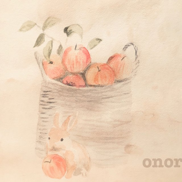 水彩画 うさぎとりんご Minne 日本最大級のハンドメイド 手作り通販サイト 水彩画 うさぎとりんご Minne 日本最大級のハンドメイド 手作り通販サイト