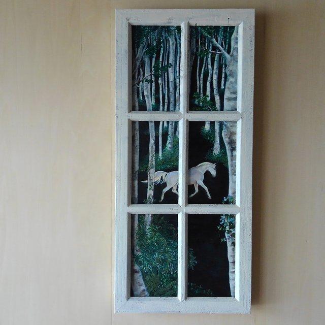 窓のような絵 白い馬と北海道の森 原画 Minne 日本最大級のハンドメイド 手作り通販サイト 窓のような絵 白い馬と北海道の森 原画 Minne 日本最大級のハンドメイド 手作り通販サイト