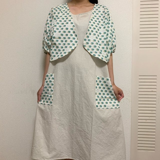 はりねずみのボレロ ワンピースのセットアップ ハンドメイドマーケット Minne