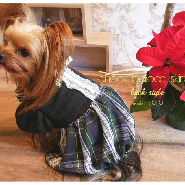 ペット服 犬服 犬用品 チェックバルーンスカート Black ハンドメイドマーケット Minne ペット服 犬服 犬用品 チェックバルーンスカート Black ハンドメイドマーケット Minne