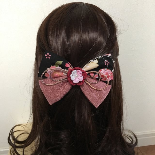 ちりめん つまみ細工 リボン 髪飾り ヘアアクセサリー 袴 着物 浴衣 ハンドメイドマーケット Minne ちりめん つまみ細工 リボン 髪飾り ヘアアクセサリー 袴 着物 浴衣 ハンドメイドマーケット Minne