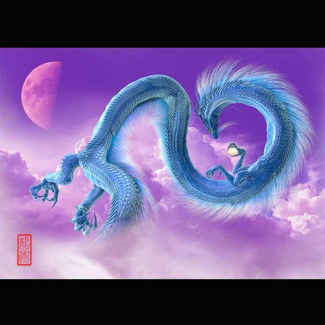 龍の絵 半月と青龍 ハンドメイドマーケット Minne 龍の絵 半月と青龍 ハンドメイドマーケット Minne