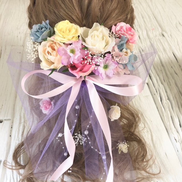 ラプンツェル 髪飾り ヘッドドレス Bigリボン ハンドメイドマーケット Minne ラプンツェル 髪飾り ヘッドドレス Bigリボン ハンドメイドマーケット Minne