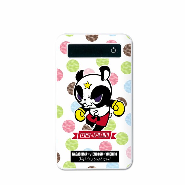 02 Figheter オフィシャルキャラクター02 Pan オツパン モバイルバッテリー ドット柄 Minne 日本最大級のハンドメイド 手作り通販サイト