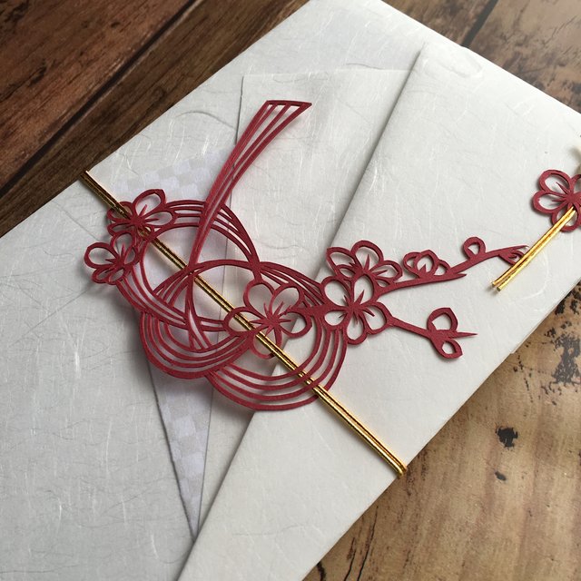 切り絵モチーフご祝儀袋 結び切り ハンドメイドマーケット Minne 切り絵モチーフご祝儀袋 結び切り ハンドメイドマーケット Minne