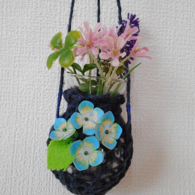 吊り花瓶 アジサイ ハンドメイドマーケット Minne 吊り花瓶 アジサイ ハンドメイドマーケット Minne