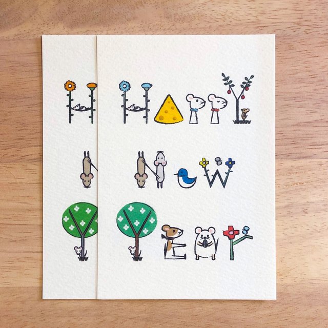 年賀状 絵文字ねずみポストカード4枚セット Minne 日本最大級のハンドメイド 手作り通販サイト 年賀状 絵文字ねずみポストカード4枚セット Minne 日本最大級のハンドメイド 手作り通販サイト