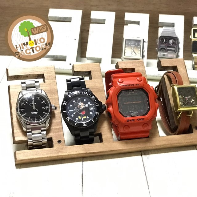 腕時計スタンド4つ用 ウォルナット ハンドメイドマーケット Minne 腕時計スタンド4つ用 ウォルナット ハンドメイドマーケット Minne