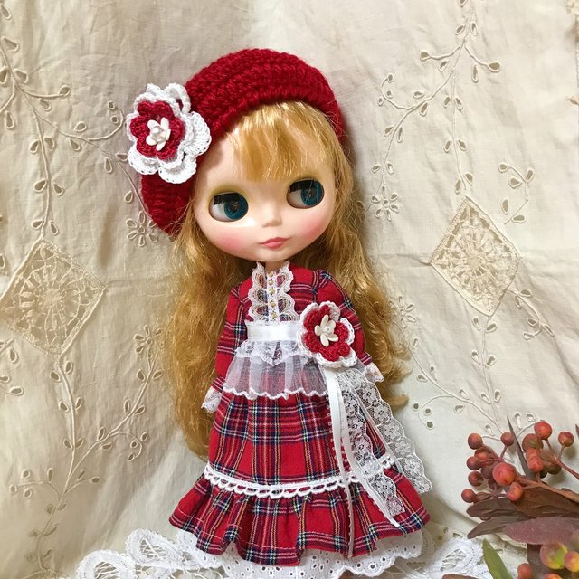 ネオブライスアウトフィット ブライス服 チェックワンピース ミニエプロン ベレー帽3点セット ハンドメイドマーケット Minne ネオブライスアウトフィット ブライス服 チェックワンピース ミニエプロン ベレー帽3点セット ハンドメイドマーケット Minne