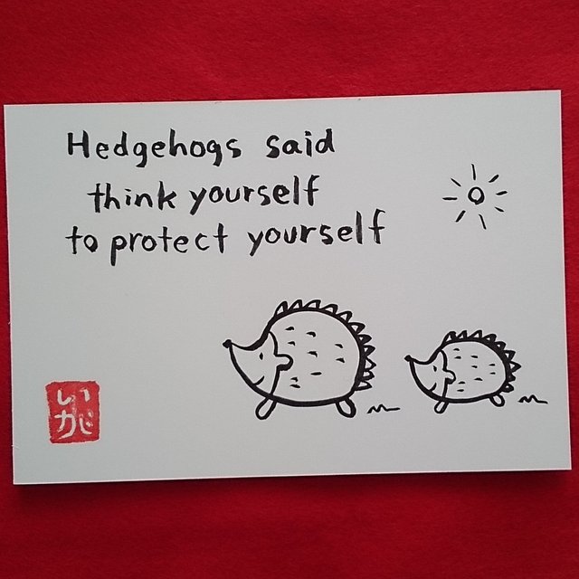 Hedgehog said