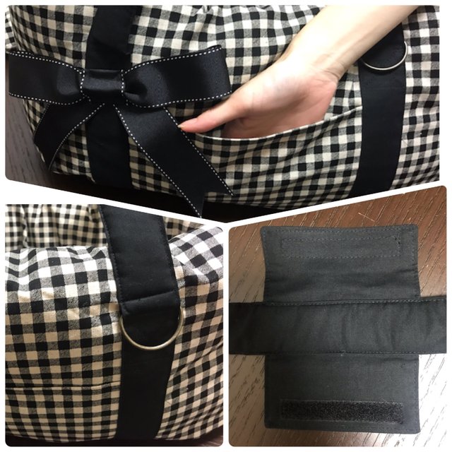 受注生産 犬 ペット 3way バッグ ベッド ドライブベッド キャリーバッグ ギンガムチェック リボン ハンドメイドマーケット Minne 受注生産 犬 ペット 3way バッグ ベッド ドライブベッド キャリーバッグ ギンガムチェック リボン ハンドメイドマーケット Minne