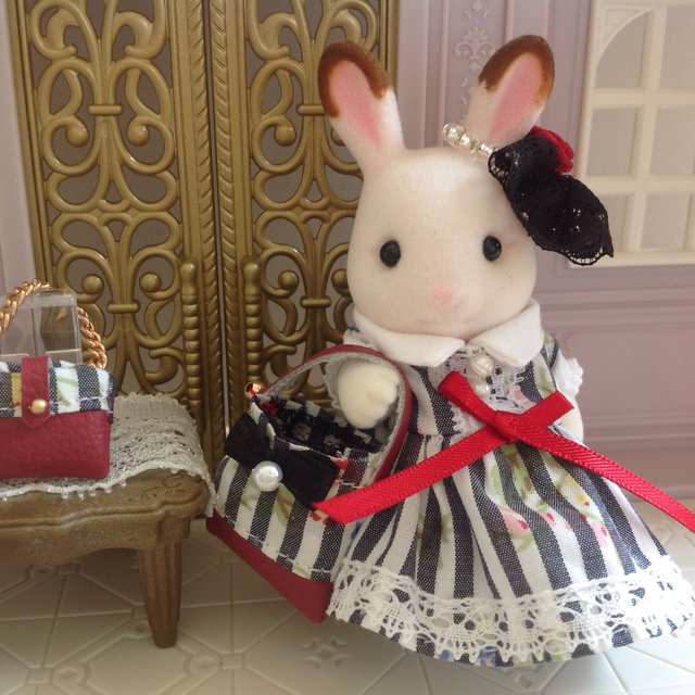 シルバニア服ショコラウサギのお姉さんサイズno 2 ハンドメイドマーケット Minne