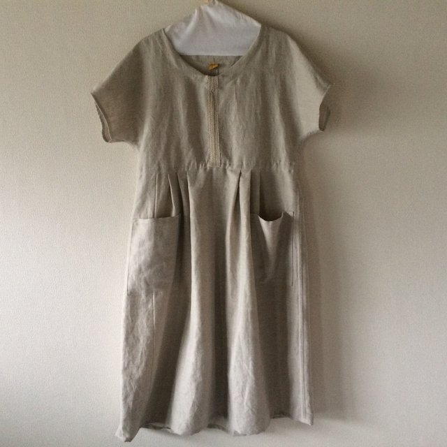 コットンリネン 生成りの半袖ワンピース コットンレース付き Minne 日本最大級のハンドメイド 手作り通販サイト コットンリネン 生成りの半袖ワンピース コットンレース付き Minne 日本最大級のハンドメイド 手作り通販サイト