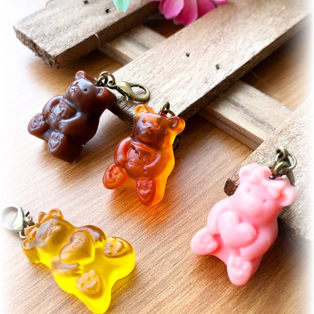 くまのストラップ グミ ハンドメイドマーケット Minne くまのストラップ グミ ハンドメイドマーケット Minne