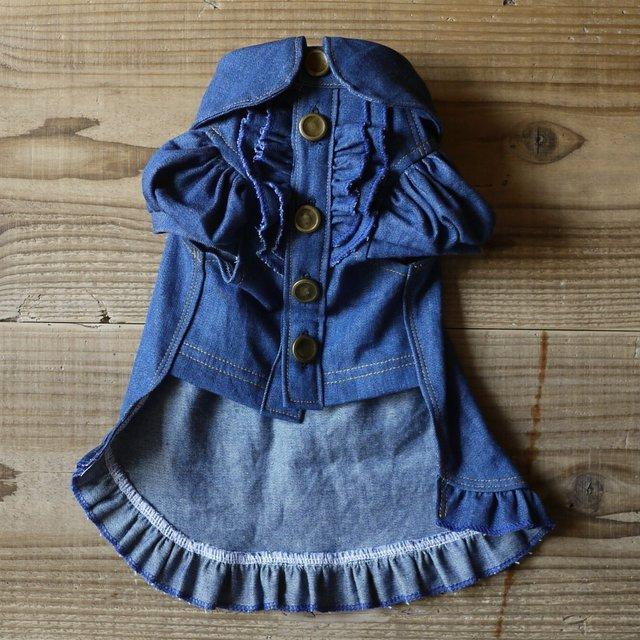 完成品 デニム生地パフスリーブワンピース ハンドメイドマーケット Minne 完成品 デニム生地パフスリーブワンピース ハンドメイドマーケット Minne