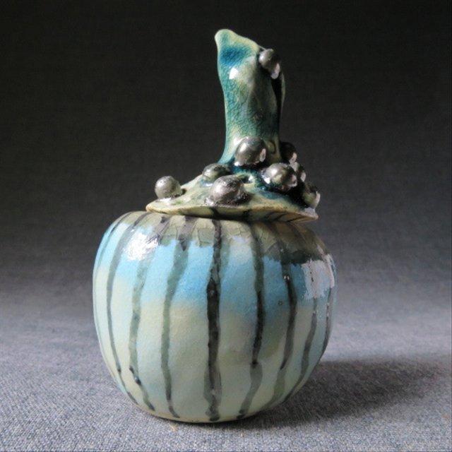 陶器　陶の香炉　陶芸家オリジナル（18）