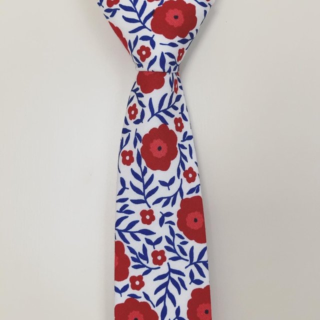 トリコロール花柄ネクタイ ハンドメイドマーケット Minne トリコロール花柄ネクタイ ハンドメイドマーケット Minne
