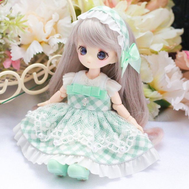 送料無料 オビツ11 服 チェストリボンワンピース ミントチェック Minne 日本最大級のハンドメイド 手作り通販サイト 送料無料 オビツ11 服 チェストリボンワンピース ミントチェック Minne 日本最大級のハンドメイド 手作り通販サイト