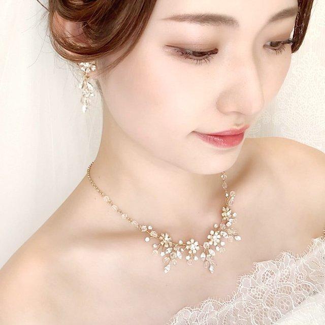 ウェディングアクセサリーイヤリングANNAN WEDDING EK01