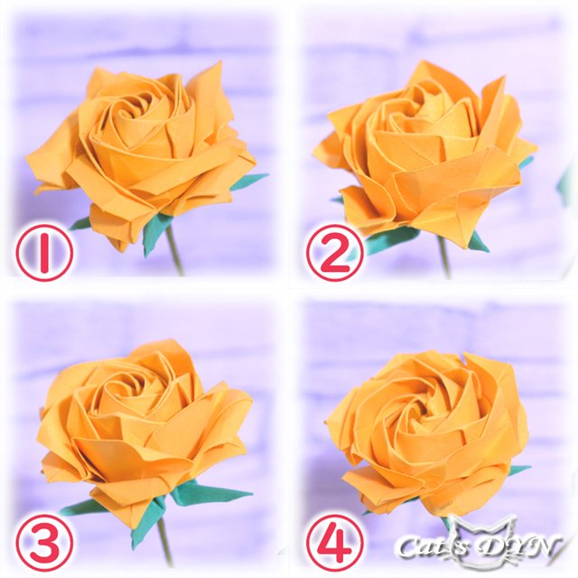 父の日に薔薇の花 シンプル 折り紙の薔薇の花 ハンドメイドマーケット Minne 父の日に薔薇の花 シンプル 折り紙の薔薇の花 ハンドメイドマーケット Minne