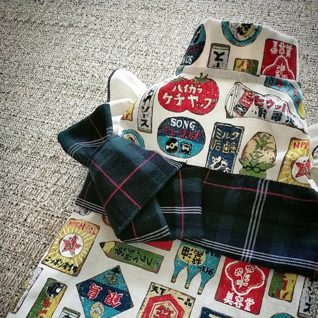 浴衣 着物風 昭和レトロなタータンチェック帯ワンピース 犬服 Minne 日本最大級のハンドメイド 手作り通販サイト 浴衣 着物風 昭和レトロなタータンチェック帯ワンピース 犬服 Minne 日本最大級のハンドメイド 手作り通販サイト