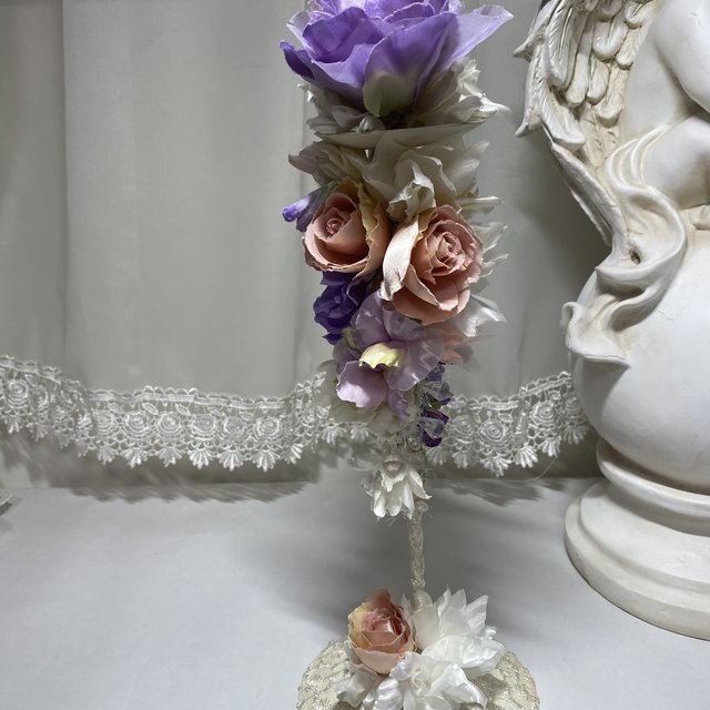 アネモネ 紫のキャンドルスタンドのフラワーアレンジ 布花 アートフラワー 薔薇 お誕生日 結婚式 新居 七五三 お礼 お祝い 感謝 プレゼント ラッピング無料 ハンドメイドマーケット Minne アネモネ 紫のキャンドルスタンドのフラワーアレンジ 布花 アートフラワー 薔薇 お誕生日 結婚式 新居 七五三 お礼 お祝い 感謝 プレゼント ラッピング無料 ハンドメイドマーケット Minne